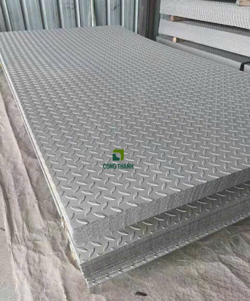 Tấm inox gân chống trược